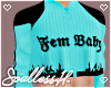 Femboy Blu/Mint Hoodie