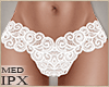 (IPX)Lacy Panty Wht-Med-