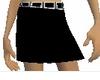 Black Skirt With Belt