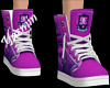 purple sneakers 