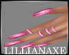 [la] Galactic pink nails