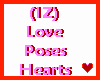 (IZ) Love Poses Hearts