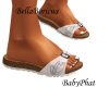 BabyPhat Sandals {WHITE}