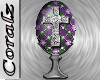 Purple & Silver C.C. Egg