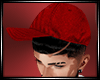 LS~DENIM CAP RED