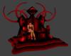 Large Red Moon Throne
