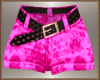 Hot Pink Flower Shorts