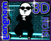 GangNam 3D Psy Sign.