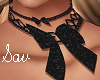 Black Tie Necklace