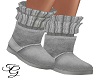 Gray Boots w/ Socks