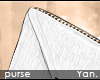 Y: NYE velvet purse