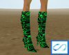 Sapphy Tox-Green Boots