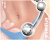 ♡ belly piercing