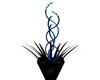 Pvc Black Blue Plant