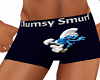 Clumsy Smurf Blue Briefs