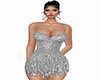 silver sequins dress
