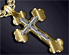 Gold Cross Lg Chain M