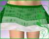 GF-Snowflake Skirt Green