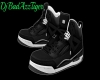 {DJ} Black Air Jordans