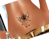 butterfly belly tattoo