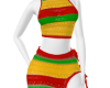 Rasta Crochet Dress