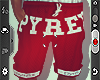 Pyrex Gym shorts Red