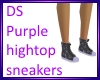 DS Purple hightop sneaks