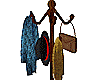 Coat Rack With Clothes