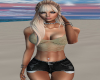 R~ Beige Lace Top
