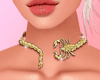! Scorpion Choker Gold