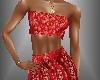 !QT! Red/Gold 2 pc Gown