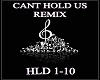 CANT HOLD US REMIX !!