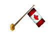 {B} Canada Flag Pole