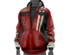 Masc Red Moto Jacket