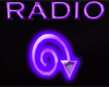 neon radio & arrow purpl