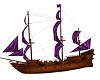 Ship with Purple Masts