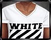 WHITE V-Neck