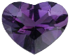 Purple heart diamond