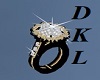 Blk&Gld Diamond Ring