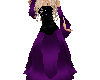 Gothic Black/Purple Gown