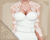 !S White Wedding Dress