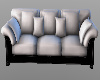White/Black Cuddle Couch