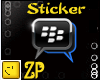 Sticker - BlackBerry