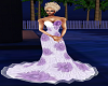 Purple Daisy Gown
