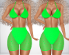 Neon Green Bikini Shorts