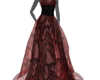 Skull Red Silken Dress