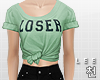 ! Minty Loser Tee Tied