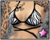 [N] Zebra Bikini WrapTop