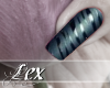 LEX black tigris Nails
