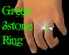 Emerald 3stone ring